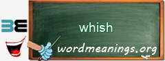 WordMeaning blackboard for whish